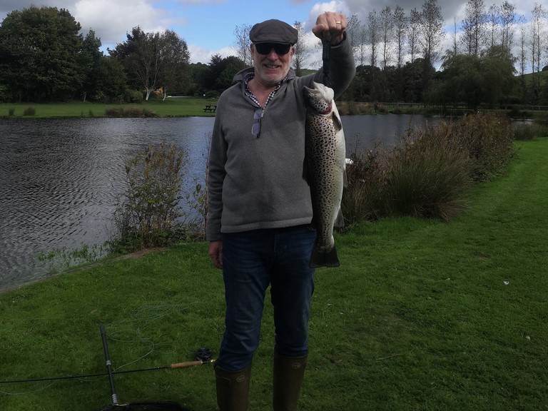 John with a 5.5lb exebridge Broen trout
